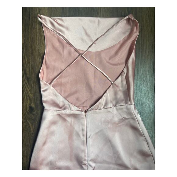 EUC ROSE color Amsale Alicia dress sz: 2 - Picture 5 of 16